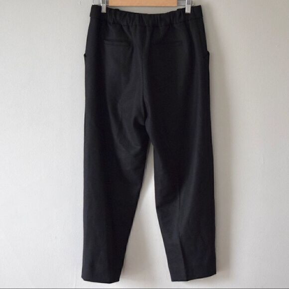 BANANA REPUBLIC Tapered Italian Wool-Blend Pant, Black, Size 10 Long - Picture 9 of 16